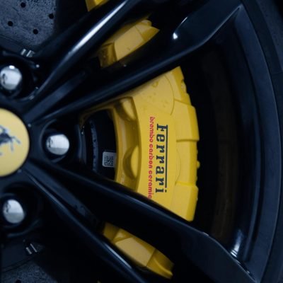 פרארי 296 GTS דיטיילינג חיצוני וציפוי ננו